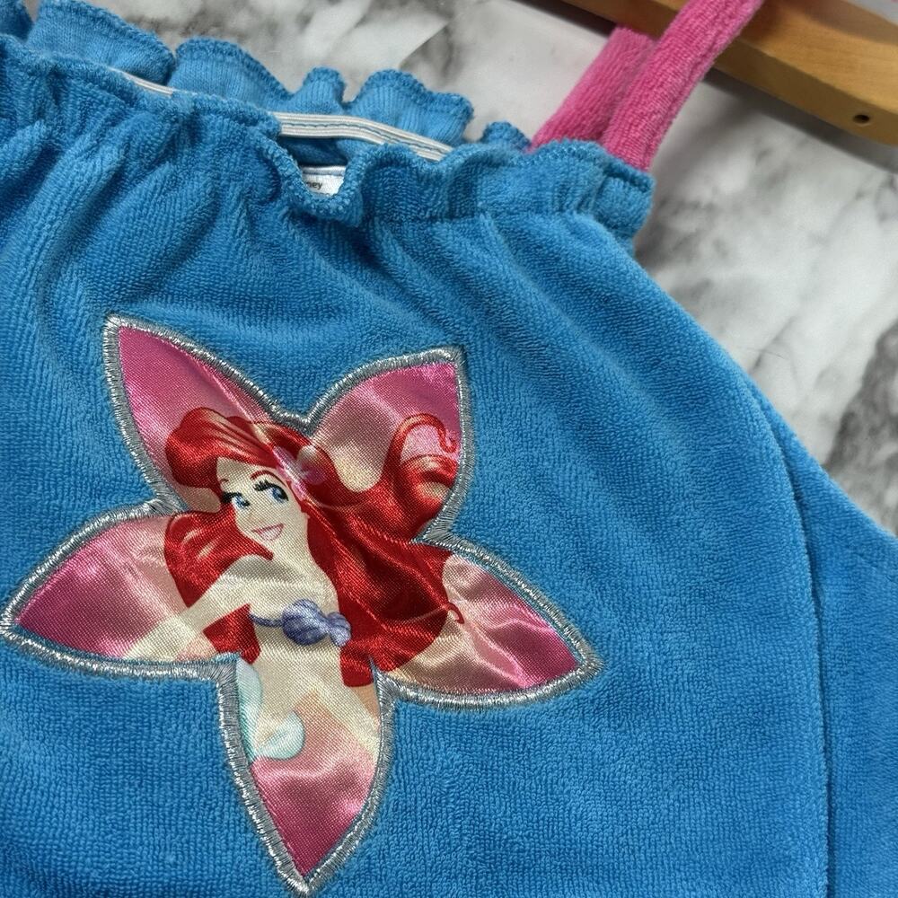 Ariel Little Mermaid Swimsuit and Terry Cloth Cover Up Set Size 3T - Picture 3 of 7